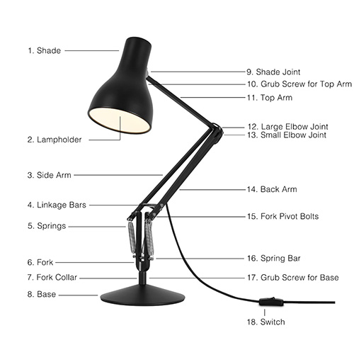 Table lamp parts new arrivals