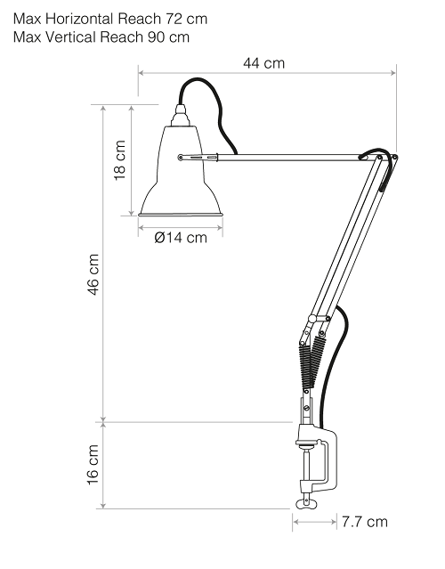 Anglepoise desk deals clamp